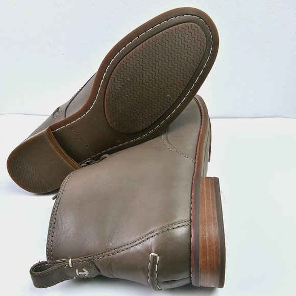 Sperry Topsider, Women's Green Ankle Bootie Lace-up, Leather, Dress Boot, 9M - Picture 8 of 10